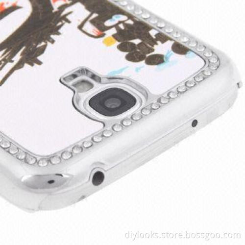 Art Pattern Diamond Plating Skinning Plastic Case for Samsung Galaxy S IV